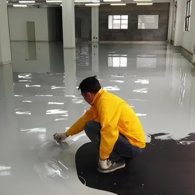 瓦房店防腐防静电地坪,防腐防静电自流平地坪产品图1
